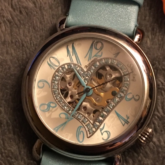 Sthurling Automatic Blue Heart watch main image 4